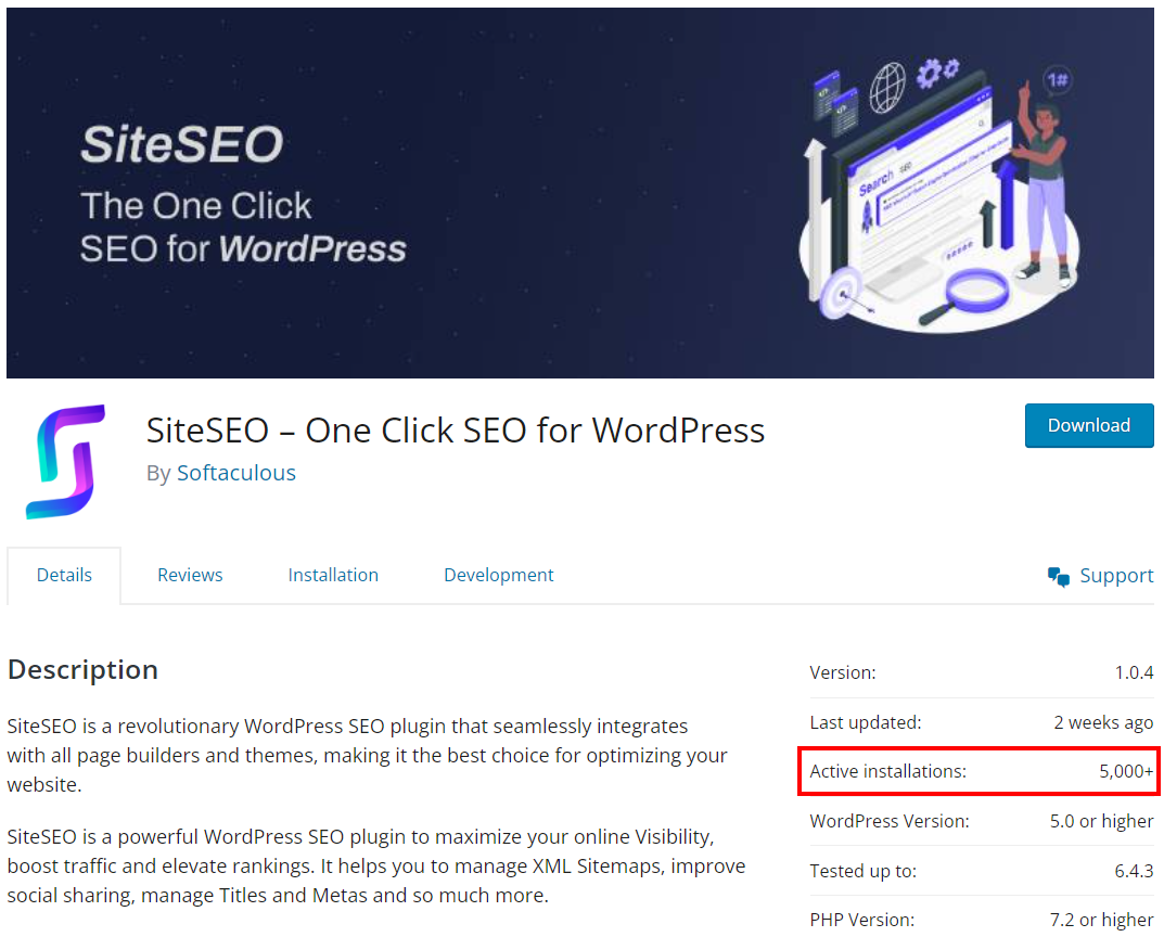 SiteSEO 5000 WordPress installs SiteSEO 5000 WordPress installs